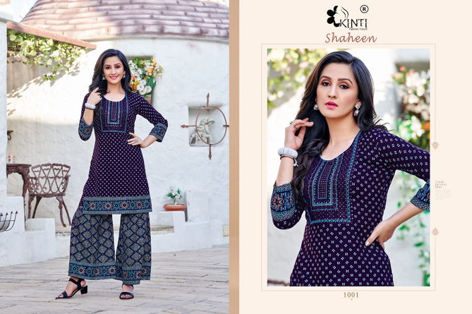 Shaheen By Kinti Kurti With Bottom Catalog
